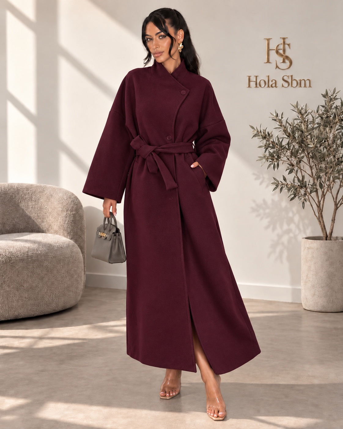 Cappotto Auvrel Bordeaux